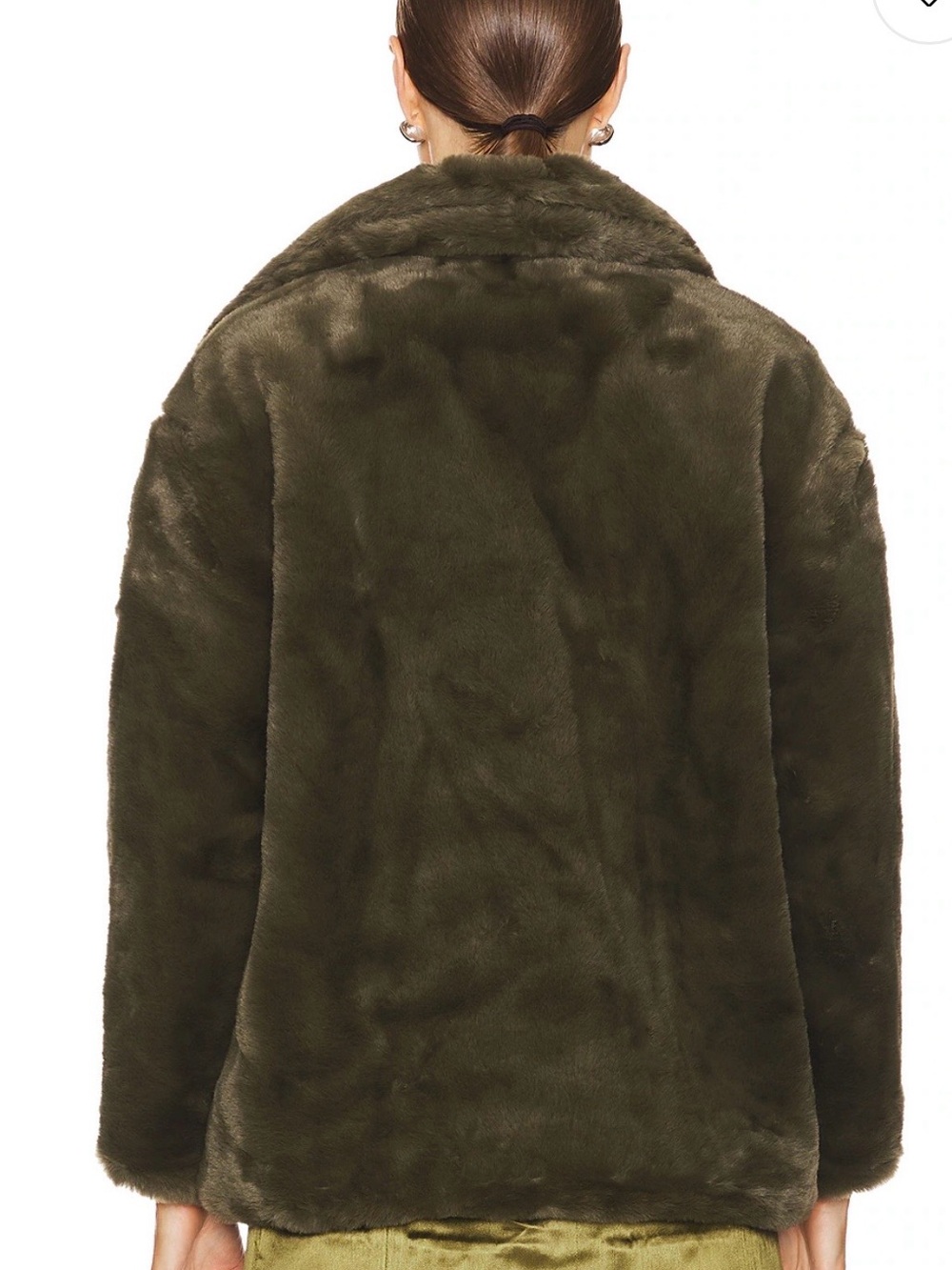 Blanknyc olive green Faux Fur Coat - Women Jackets & Coats - Picture 2 of 5